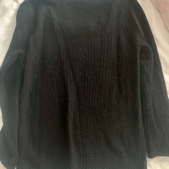 BLACK WITH GLITTER SWEATER - Picture 2 of 4